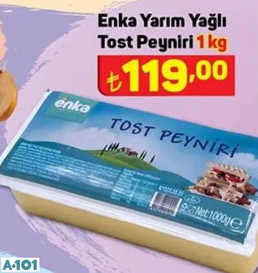 ENKA YARIM YAĞLI TOST PEYNİRİ
